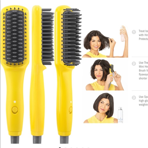 Drybar Other - The Baby Brush Crush Mini Heated Straightening Bru